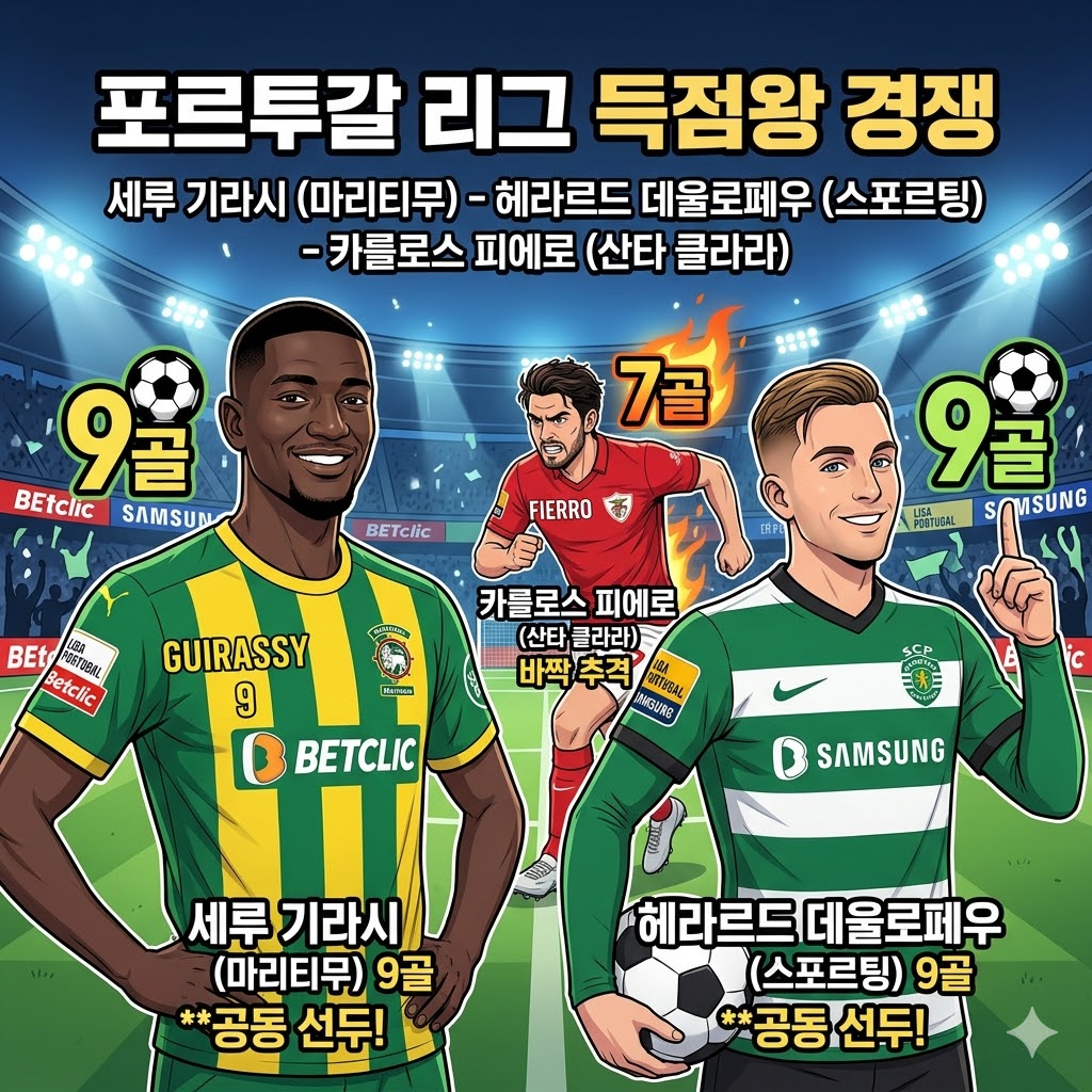 세루 기라시 헤라르드 데울로페우 포르투갈 리그 득점
